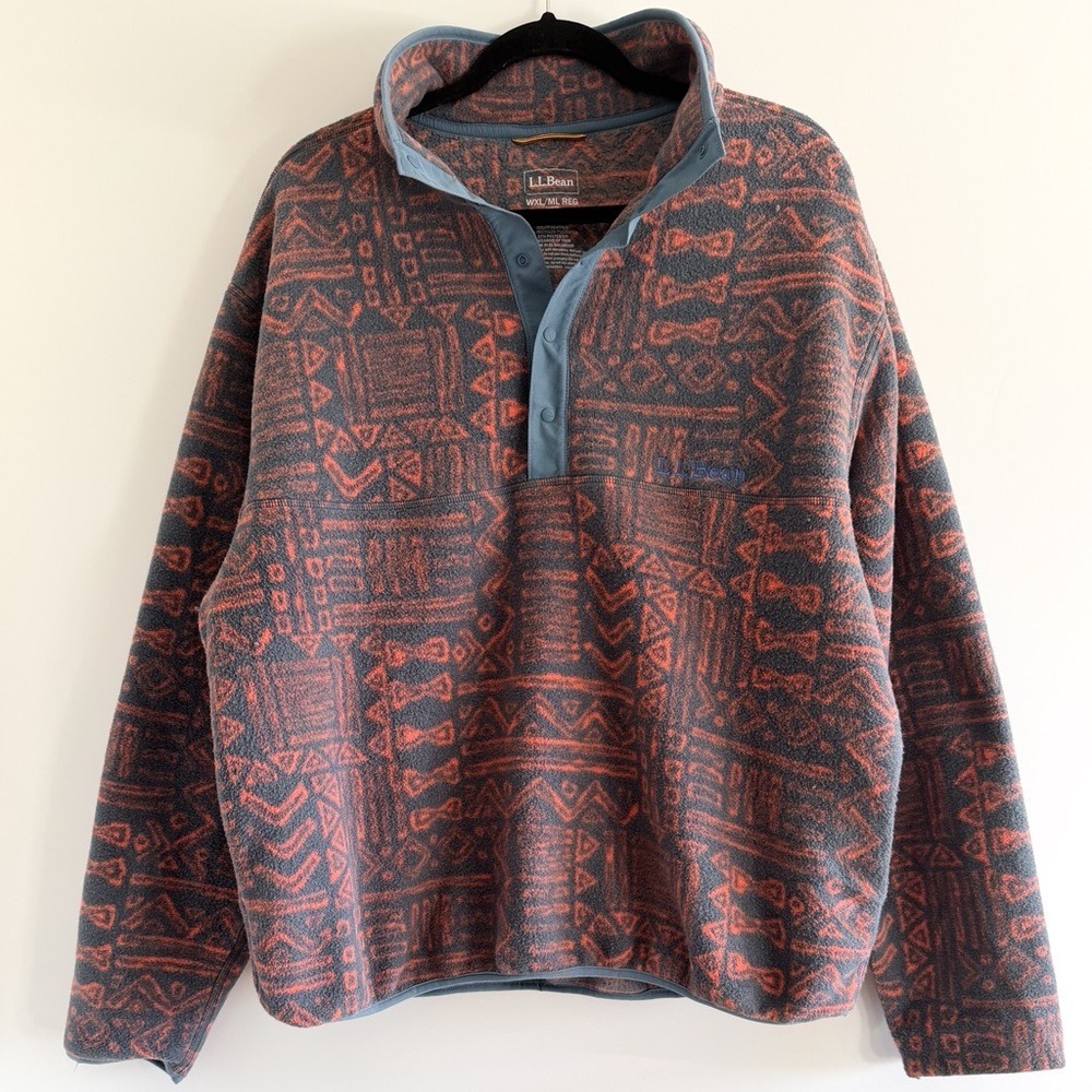 L.L. Bean Patterned Fleece - Picture 5 of 11